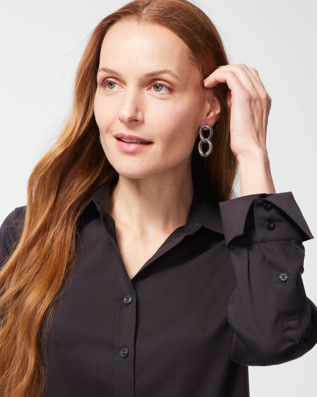 No-Iron Stretch Shirt - image 4